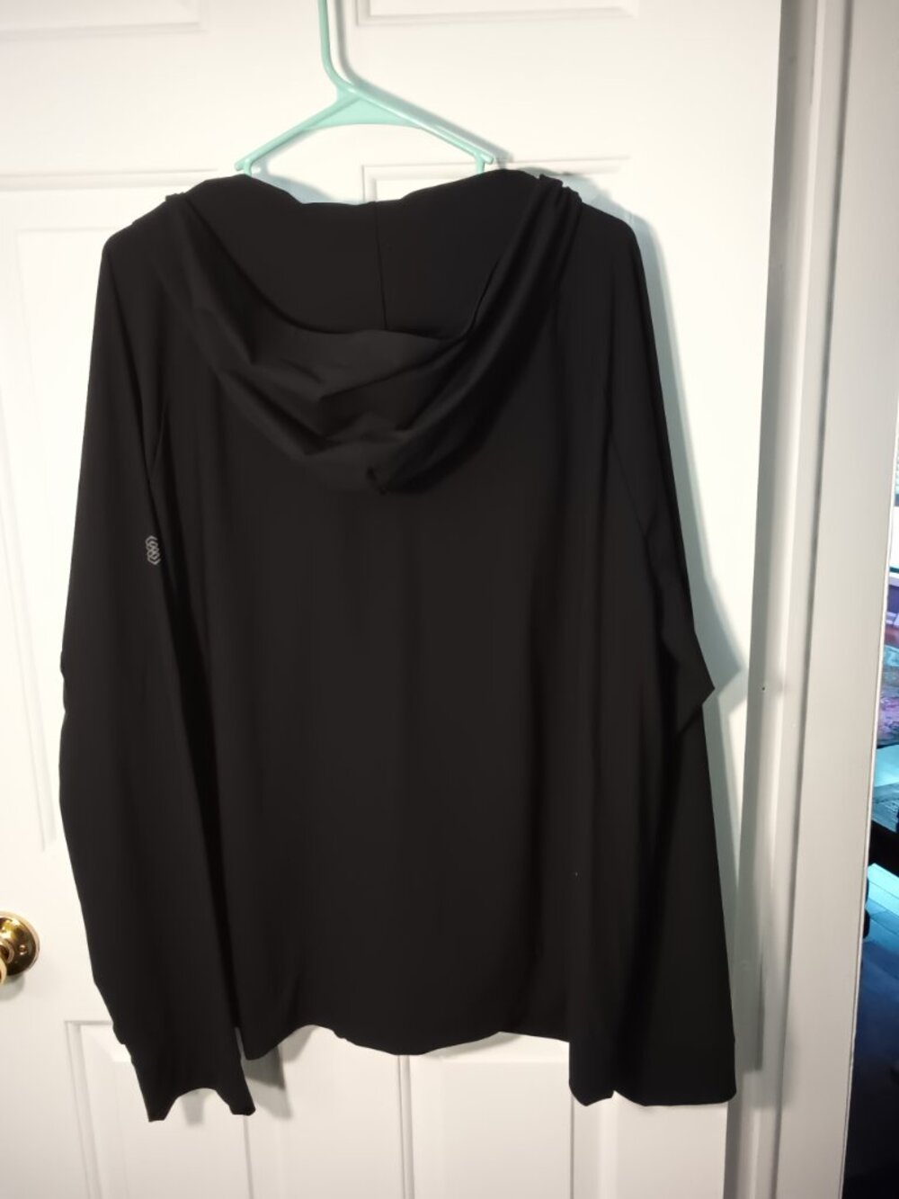 FLX Men's Black Performance Hooded Jacket NWT - Picture 5 of 5